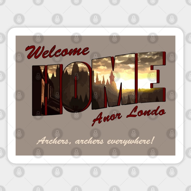 Welcome to Anor Londo Sticker by DigitalCleo